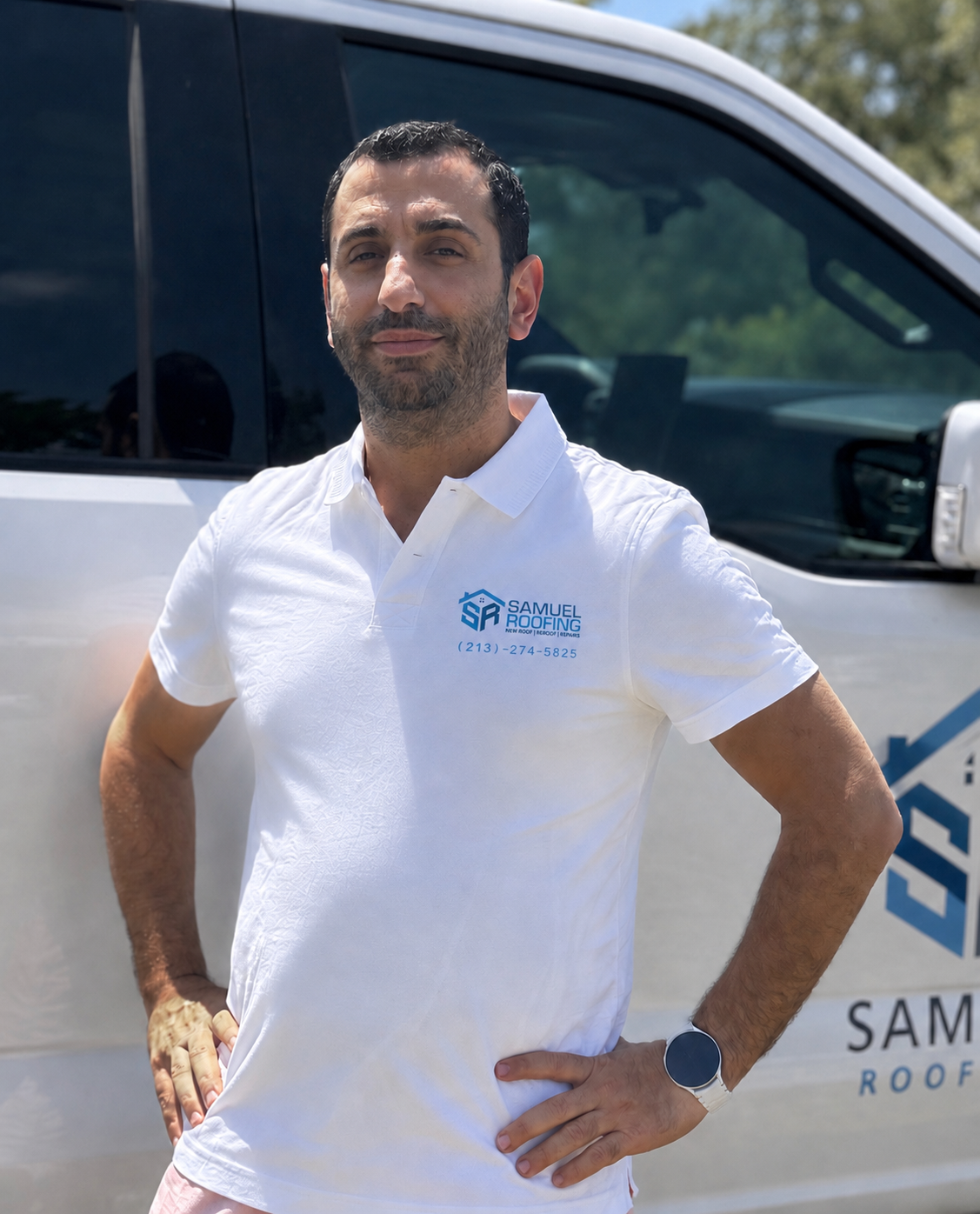 Samuel, founder of Samuel Roofing Inc.