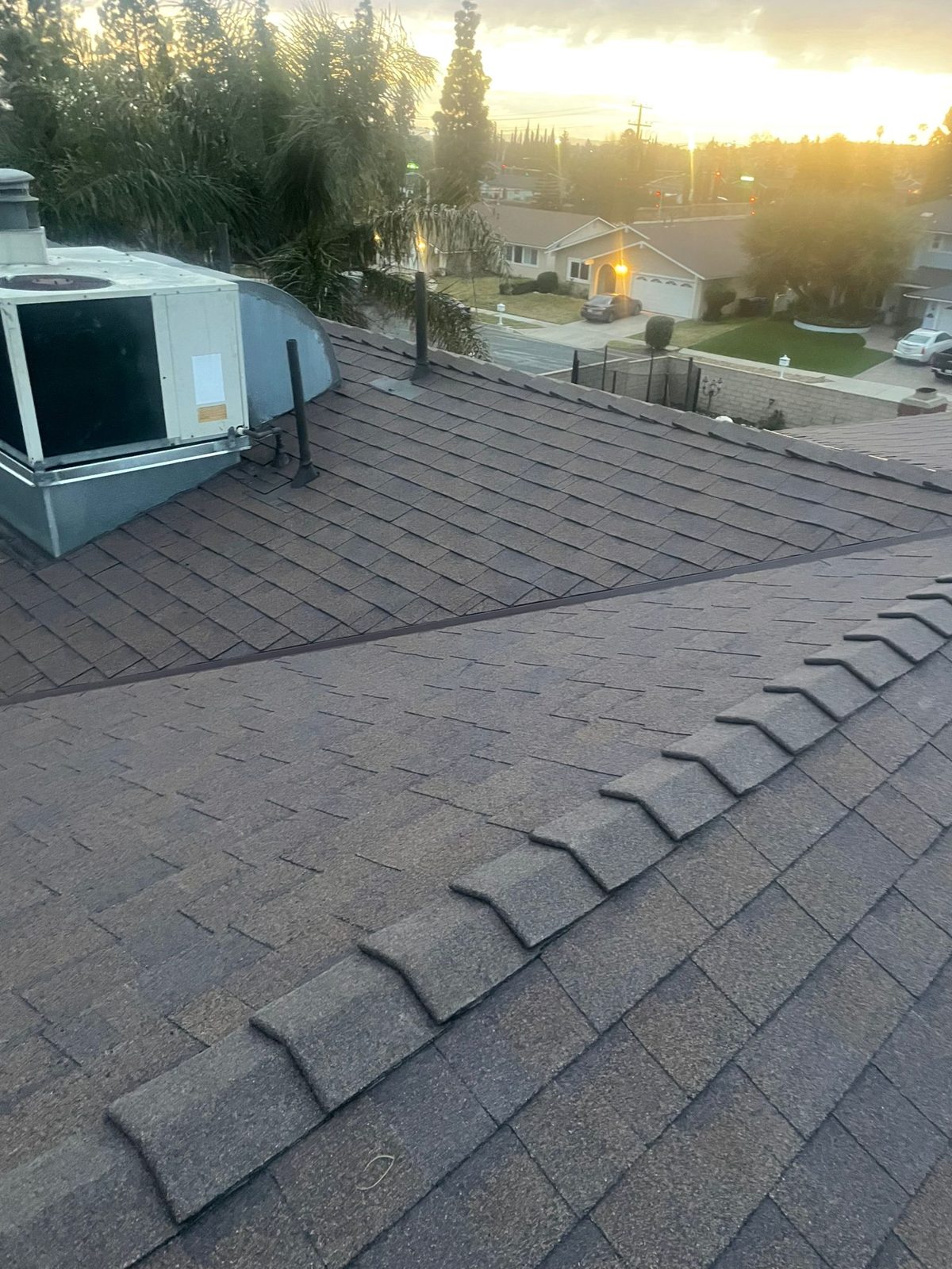 architectural shingle roof on a home in Calabasas, California — a Samuel Roofing Inc. job photo