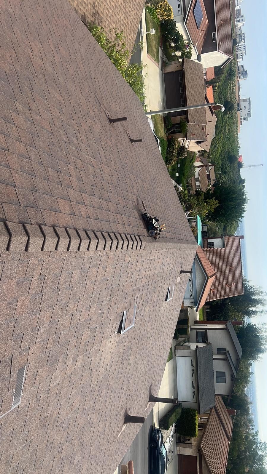clay tile roof on a home in El Monte, California — a Samuel Roofing Inc. job photo