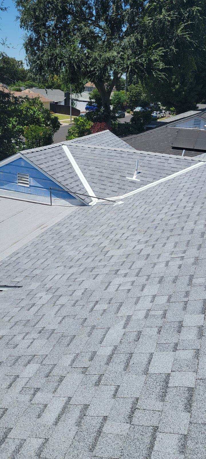 architectural shingle roof on a home in Van Nuys, California — a Samuel Roofing Inc. job photo